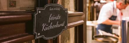 Offene Küchentür