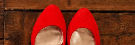 Rote Pumps