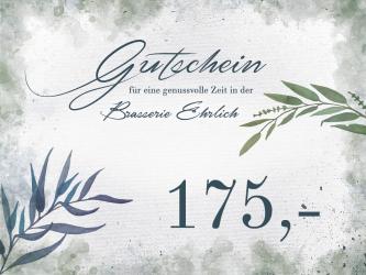 Gutschein im Wert von 175,- Euro