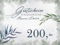 Gutschein im Wert von 200,- Euro